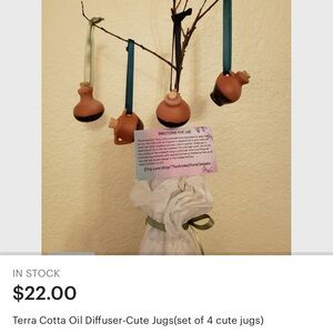 Terracotta Car Diffuser/ Ornament